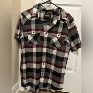 Men’s Vans Plaid Button Up Shirt